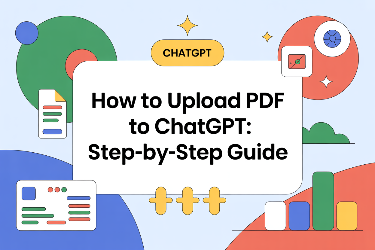 How to Upload PDF to ChatGPT: Step-by-Step Guide