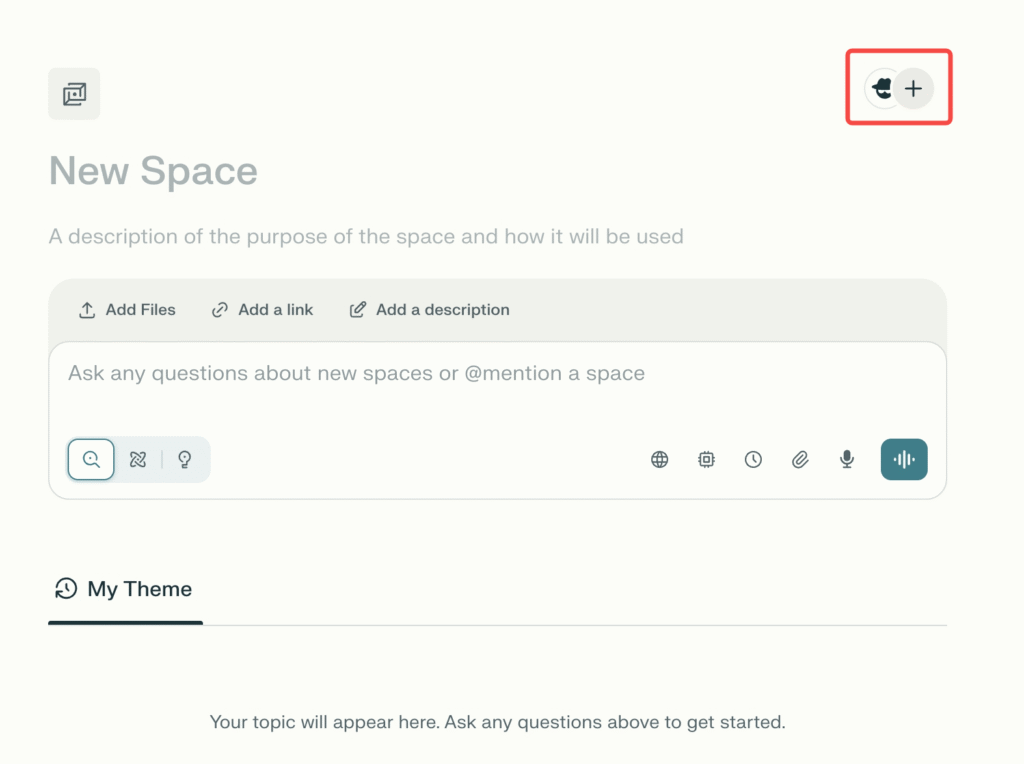 Team Collaboration Mode for shared research.