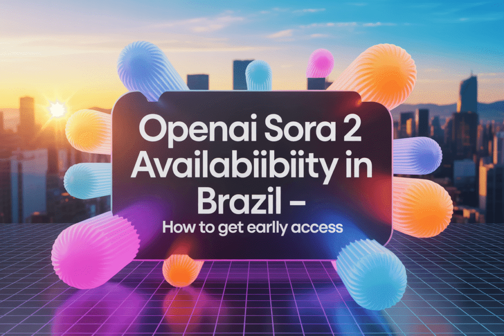 OpenAI Sora 2 Availability in Brazil – How to Get Early Access