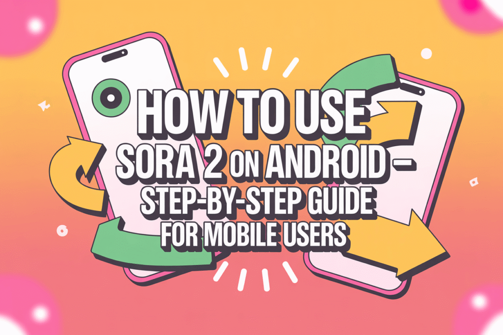 How to Use Sora 2 on Android – Step-by-Step Guide for Mobile Users