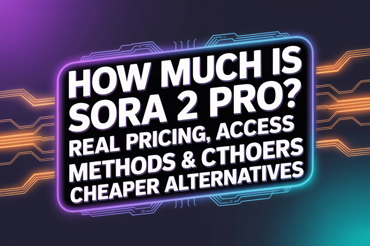 How Much Is Sora 2 Pro? Real Pricing, Access Methods & Cheaper Alternatives