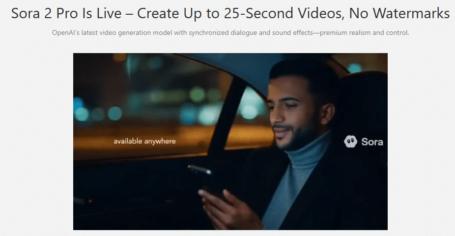 Access sora 2 pro via Third-Party Platforms