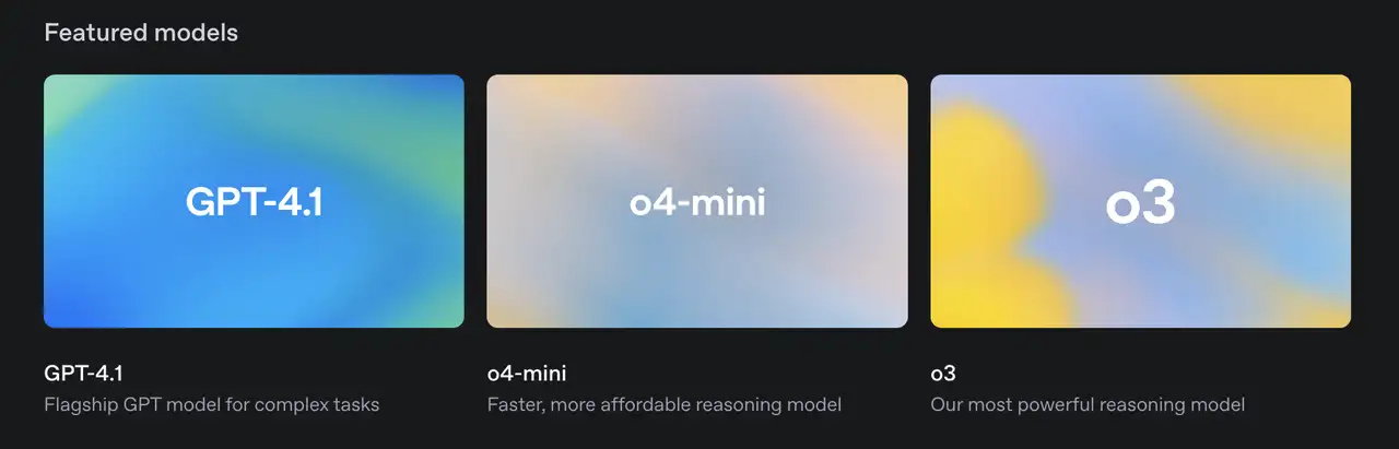 OpenAIs latest models