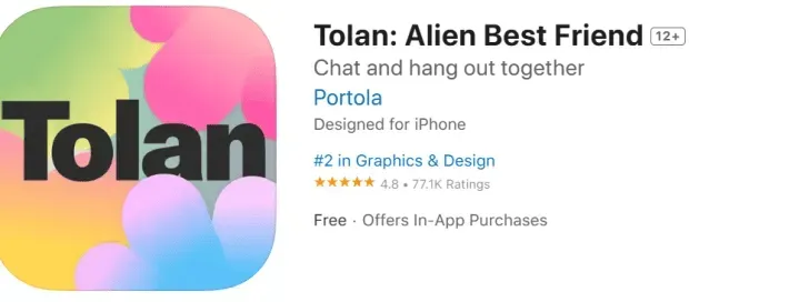 tolan app store badge