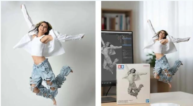 AI Female Figure Created Using Nano Banana