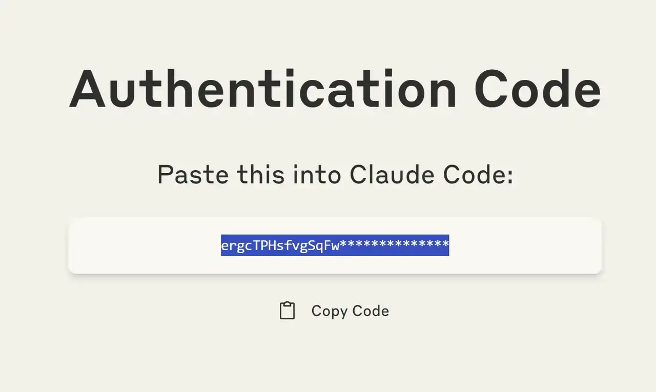code